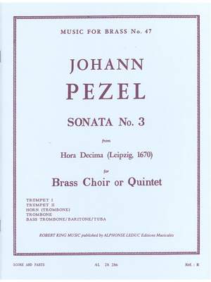 Pezel: Sonata N03-Hora Decima