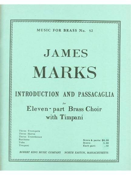 Marks: Introduction And Passacaglia