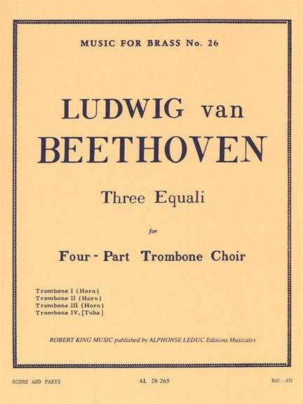 Ludwig van Beethoven: Three Equali
