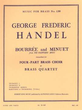 Georg Friedrich Händel: Bourrée Et Menuet 'Fireworks Music'