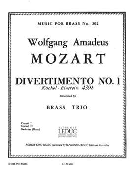 Wolfgang Amadeus Mozart: Divertimento No.1 K439b