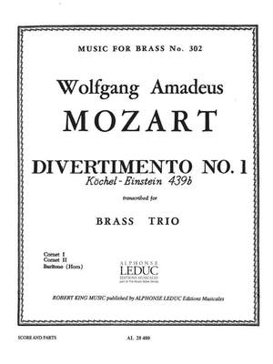 Wolfgang Amadeus Mozart: Divertimento No.1 K439b