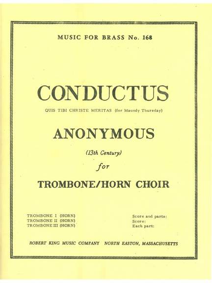 Robert King: Conductus