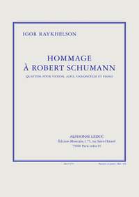 Igor Raykhelson: Igor Raykhelson: Hommage a Robert Schumann