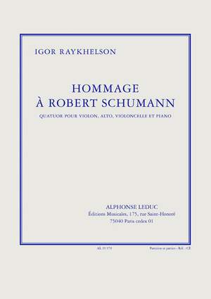 Igor Raykhelson: Igor Raykhelson: Hommage a Robert Schumann