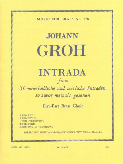 Johann Groh: Johann Groh: Intrada