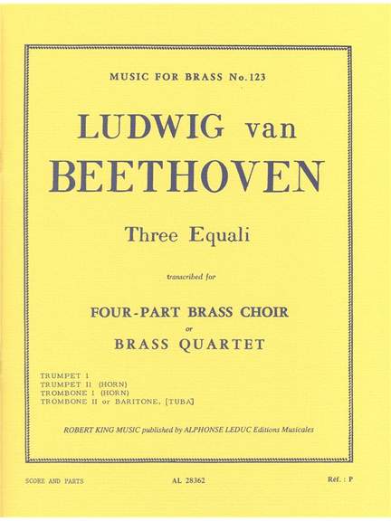 Ludwig van Beethoven: 3 Equali