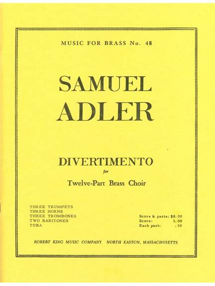 Samuel Adler: Divertimento