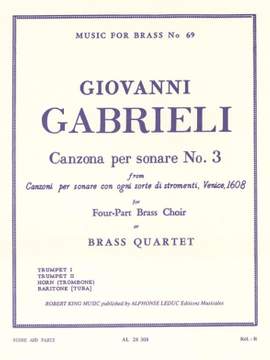 Gabrieli: Canzona Per Sonare N03
