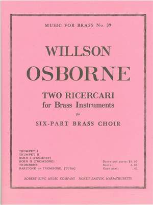 Osborne: 2 Ricercari
