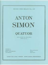 Simon: Quatuor Op21/N01