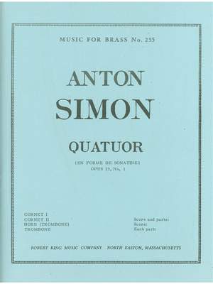 Simon: Quatuor Op21/N01