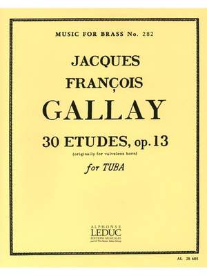 Jacques-François Gallay: 30 Studies Op13