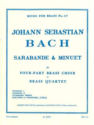 Johann Sebastian Bach: Sarabande And Menuet