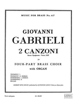 Gabrieli: 2 Canzoni Septimi Toni
