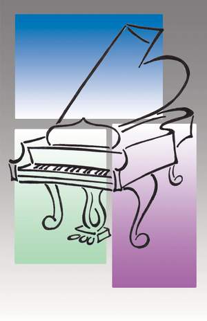 Schaum Recital Program Blanks #72: Color Block Piano