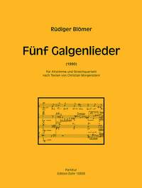 Bloemer, R: Funf Galgenlieder