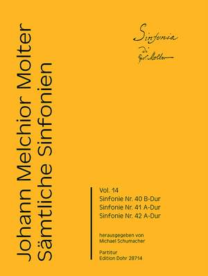 Molter, J M: Symphonies Nos. 40, 41 & 42