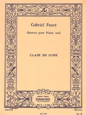 Gabriel Fauré: Clair De Lune Op.46 No.2