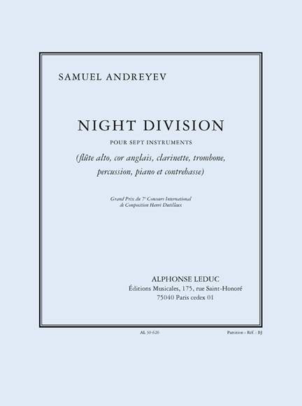 Andreyev: Night division pour 7 instruments