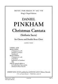Pinkham, Daniel: Christmas Cantata SATB