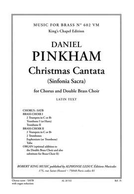 Pinkham, Daniel: Christmas Cantata SATB