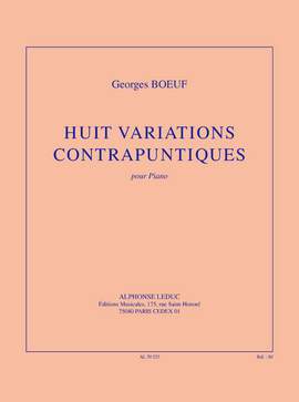Boeuf: Huit variations contrapuntiques