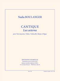 Nadia Boulanger: Boulanger N: Cantique
