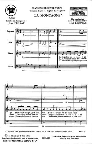 Astor Piazzolla: La Montagne (Set 10Ex.)