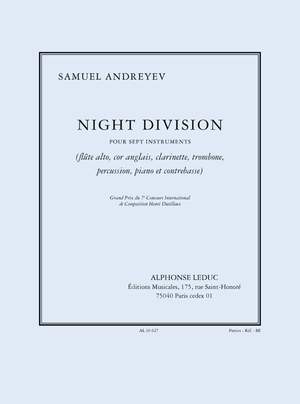 Andreyev: Night division pour 7 instruments