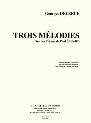 Delerue & Eluard: Trois mélodies sur des poemes de Paul Eluard
