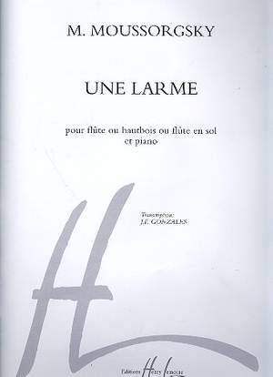 Mussorgsky: Une larme