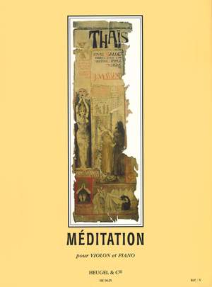 Jules Massenet: Thais meditation violon et piano