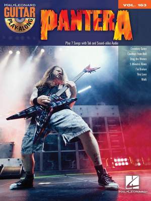 Pantera Guitar Play-Along Vol.163 TAB