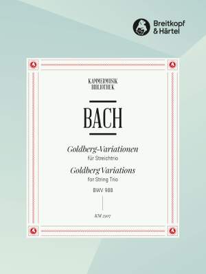 Bach, Johann Sebastian: Goldberg-Variationen BWV 988
