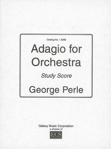 Perle, G: Adagio
