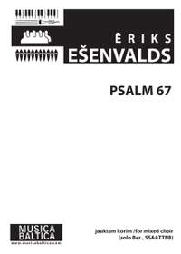 Esenvalds, Eriks: Psalm 67 (Bar. solo, SSAATTBB)