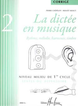 Menut Chepelov La Dictee En Musique Vol 2 Corrige Presto Sheet Music