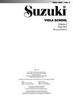 Suzuki Viola School Viola Part & CD, Volume 4 (Revised) Product Image