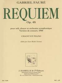 Faure: Requiem pour soli, choeur et orchestre symphonique op.48 (version de 1900, chant-piano)