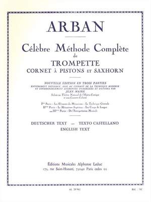 Jean-Baptiste Arban: Célèbre Méthode Complète de Trompette - Volume 3