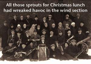 Music Card All Those Sprouts For Christmas Card