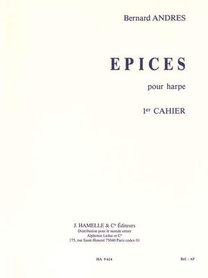 Bernard Andrès: Epices - 1er Cahier
