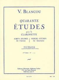 Victor Blancou: Etudes (40) Vol. 1