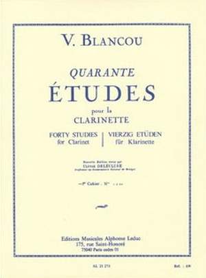 Victor Blancou: Etudes (40) Vol. 1