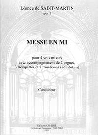 Saint-Martin, Léonce de: Messe en mi Op.13