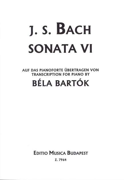 Bach, JS: Sonata VI