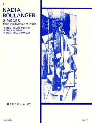 Nadia Boulanger: 3 Pièces No.1 In E Flat Minor