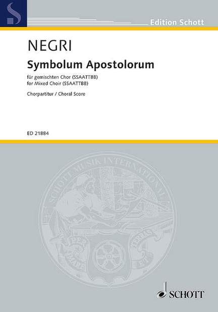 Negri, A E: Symbolum Apostolorum