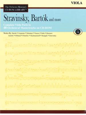 Béla Bartók_Igor Stravinsky: Stravinsky, Bartók and More - Vol. 8-Viola
